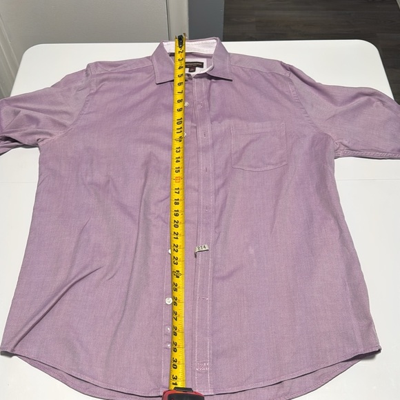Johnston & Murphy Purple Casual Button Down Shirt - Picture 8 of 10